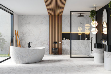 Bathroom - modern bathroom idea in Other