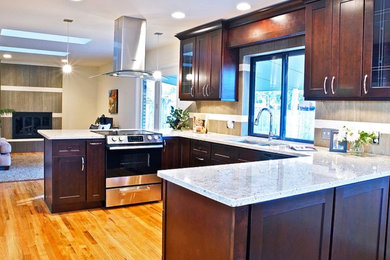 Kitchen - contemporary kitchen idea in Other
