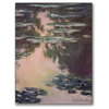 'Waterlilies with Weeping Willows' Canvas Art by Claude Monet