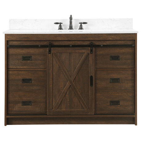 The 15 Best Rustic Bathroom Vanities | Houzz