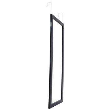 42x14"  Over the door Mirror Full length Dressing Mirrors Large Long Tall Black