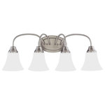 Generation Lighting Collection - Sea Gull Lighting 4-Light Holman Sconce, Brushed Nickel - Blubs Not Included