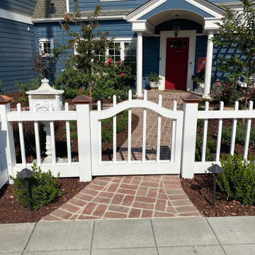 White Picket Fence & Landscaping