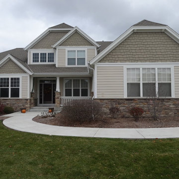 Stone and Painted Wood Exteriors
