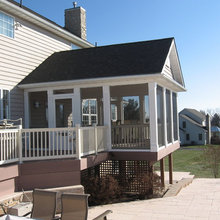 Screened in porch