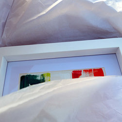 The national flag of Ireland { Original painting and frame by Swav } - Paintings