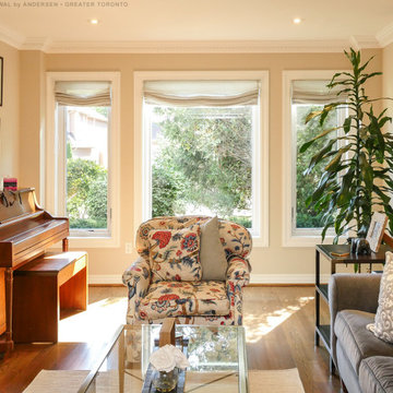 New Windows in Superb Living Room - Renewal by Andersen Greater Toronto