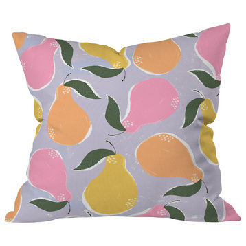 Joy Laforme Pear Confetti Outdoor Throw Pillow, Large