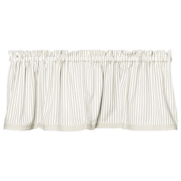 Heritage Lace Ticking 55x15 Valance in Tan