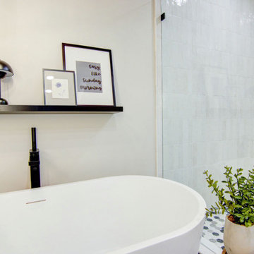 Elegant Classic Primary Bath Remodel Kansas City, MO