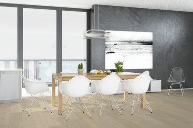 Inspiration for a dining room remodel in Montreal
