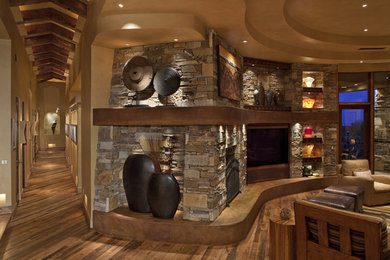 Example of a classic family room design in Phoenix