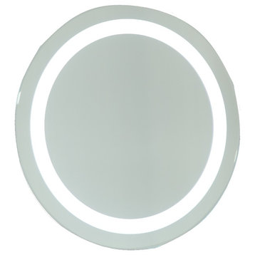 Vanity Art LED Lighted Round Bathroom Mirror Sensor Switch