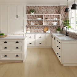 SHETLAND RED OAK WIRE BRUSHED ENGINEERED HARDWOOD - Flooring