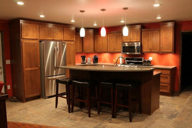 Kitchen - traditional kitchen idea in Other