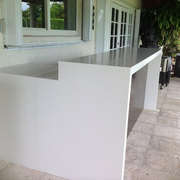 Zetti Quartz Outdoor Bar Kitchen Counter
