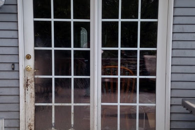 Before and After Patio Door