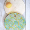 Hello Sayang Fish Scales Cutting Board, Round, Round