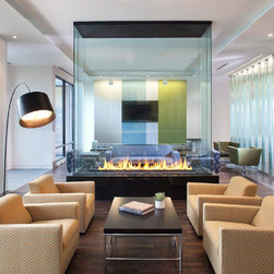 Infinity 4 Sided Fireplace Series - Indoor Fireplaces