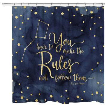 Make The Rules Shower Curtain