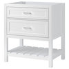 Lawson 30? Vanity Cabinet, White With Fine Fire Clay Top
