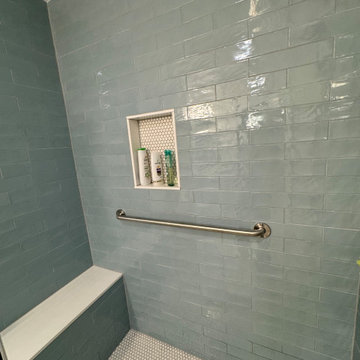 Curb-less shower
