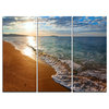 "Gili Island Tropical Beach" Canvas Print, 3 Panels, 36"x28"