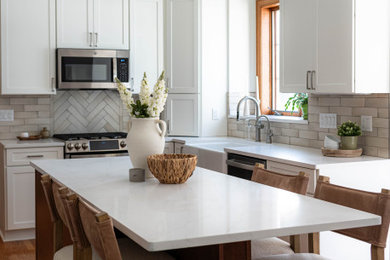 Kitchen - transitional kitchen idea in Other