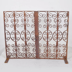 Firebacks, Andirons and Fire Screens - Fireplace Grates And Andirons
