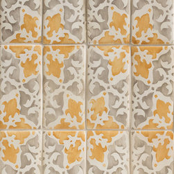 Duquesa Alexandra Decorative Field Tile in Caramella - Tile