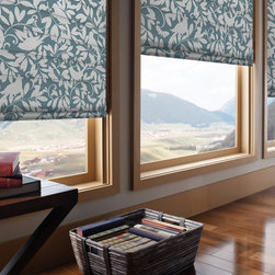 Waverly Roman Shades Birdsong Federal - Roman Shades