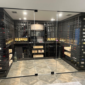 Annapolis basement wine cellar