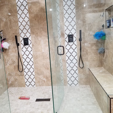 Master Bathroom Double Shower