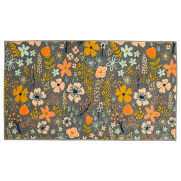 Mohawk Home Whimsy Floral Pale Pink 2' 6" x 4' 2" Kitchen Mat