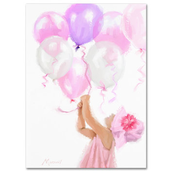 The Macneil Studio 'Pink Balloons' Canvas Art, 19"x14"