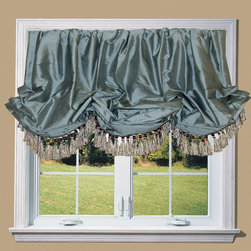 Drea' Custom Designs - Silk Balloon Valance - Drapery Fabric