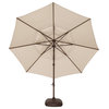 Fiji 11.5' Octagon Umbrella, Cast Silver