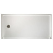 Coronado 60 in. x 30 in. Single Threshold Left Drain Shower Pan in Whi –  Cleveland Bargain Warehouse