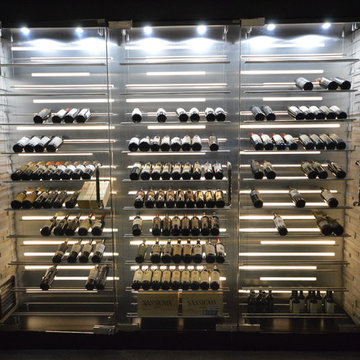 Contemporary Wine Cabinet - Tension Cable Series