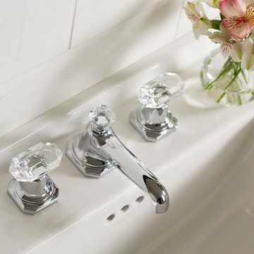 For Loft by Michael S Smith Basin Faucet Set, Crystal Handles