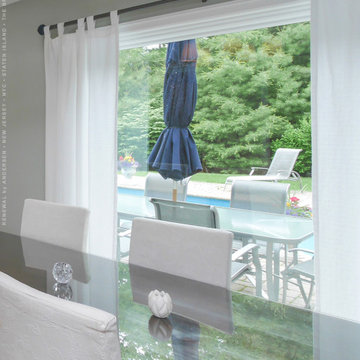 Contemporary Dining Room with New Window - Renewal by Andersen NJ & NYC