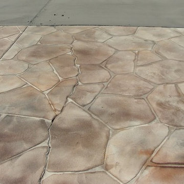 Resurfaced Flagstone Concrete