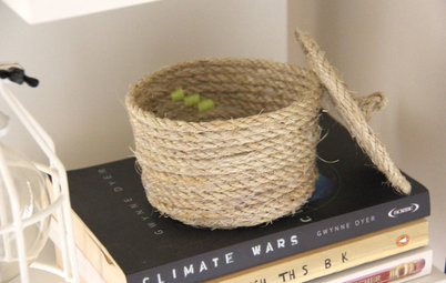 DIY Project: Small Coiled-Rope Basket