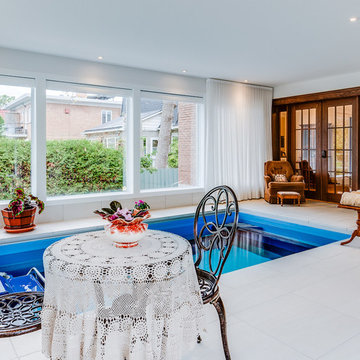 Beautiful Home Addition Featuring an Indoor Pool