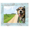 11X14 Rustic Blue Picture Frame With Plexiglass Holder