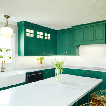 Green With Envy- A Colonial Remodel