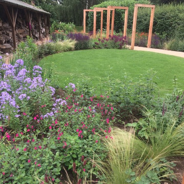 Victorian country house garden