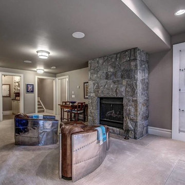 Colts Neck Luxury Finished Walk Out Basement