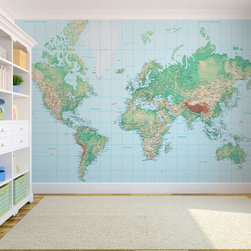 World Map Wallpaper - Wallpaper