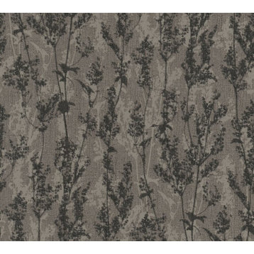 Borneo, Exotic Tropical Atmosphere Gray Wallpaper Roll, Nature Wall Decor